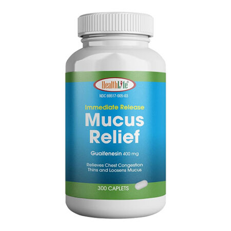 HealthLife Mucus Relief (Guaifenesin 400 mg)